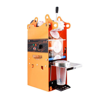 Bekersealmachine, Handmatige Bediening, Sealt Plastic en Papieren Bekers