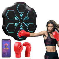 Boxing Machine, LED Lighted, Boxing Gloves