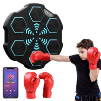 Boxing Machine, LED Lighted, Boxing Gloves