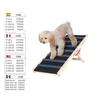 Hundestige, Foldbar stige, Anti-slip