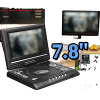 Player DVD portabil, ecran lat de 78 inch, suport USB/SD Card