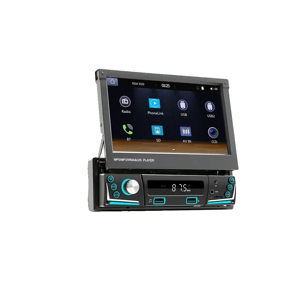 Player multimedia pentru mașină, ecran HD de 7 inch, Android Auto fără fir.