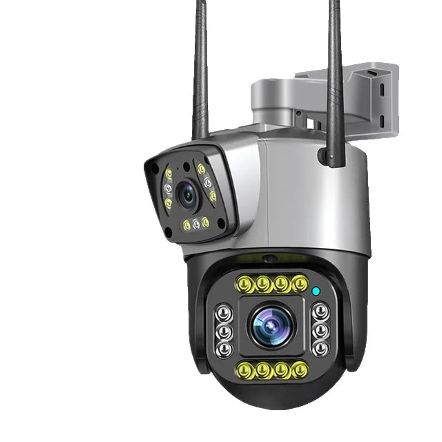 Outdoor PTZ Camera, 6MP HD Resolution, Dual Lens Technology