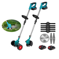 Electric Lawn Mower, Cordless, Length Adjustable