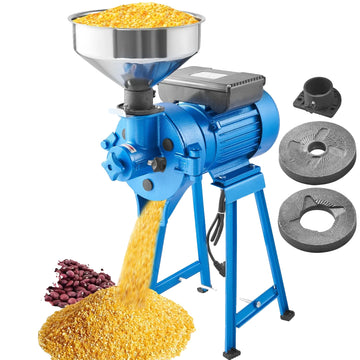Electric Grain Grinder, 1500W Power, Commercial Use