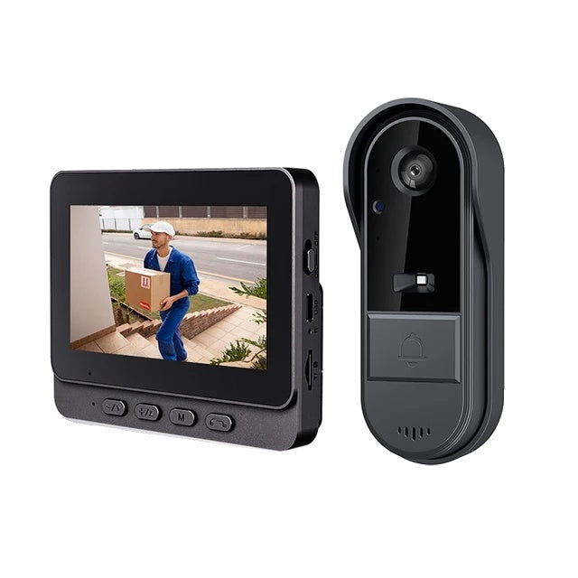 Wireless Video Doorbell, Night Vision, Two-Way Intercom
