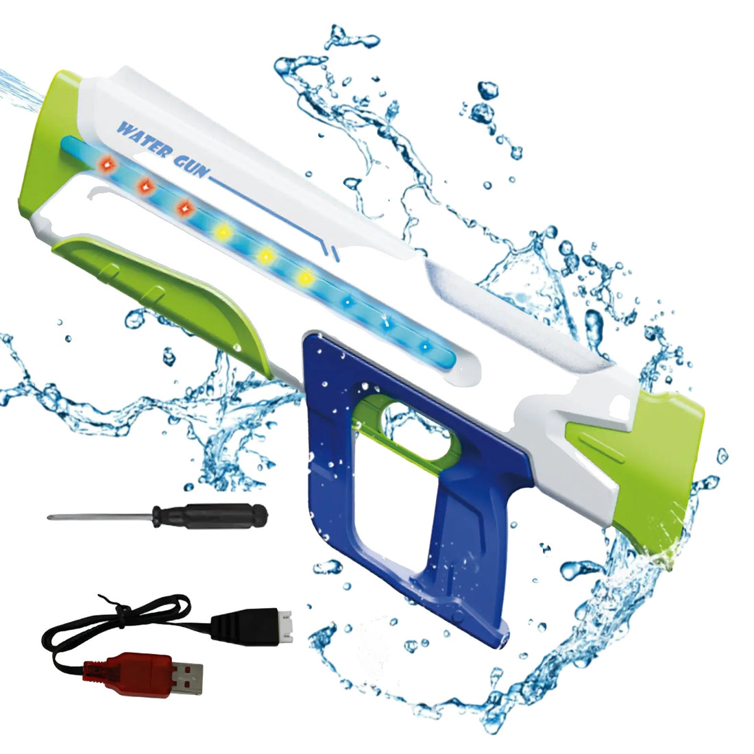 Waterpistool speelgoed, volledig elektrisch, automatische spray