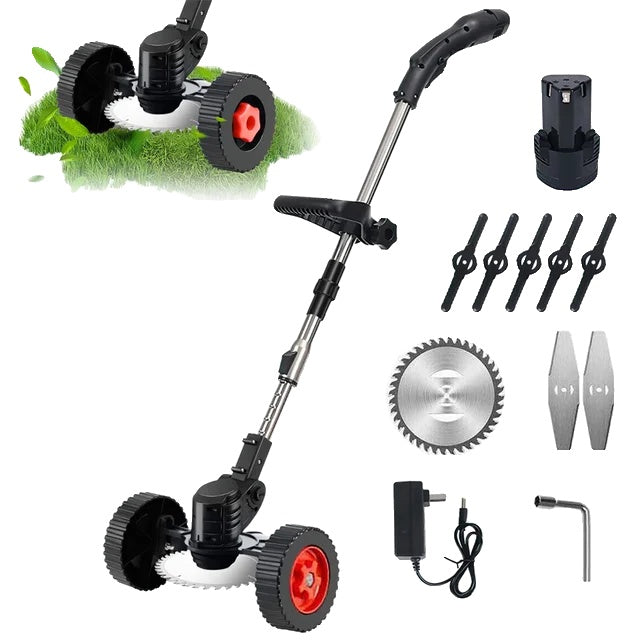 Grass Trimmer, Cordless Operation, Adjustable Cutting Height