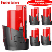 Milwaukee M12 XC Batterie, 30Ah Kapazität, wiederaufladbar