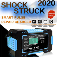 Car Battery Charger, 12V, Fully Automatic, Digital Display