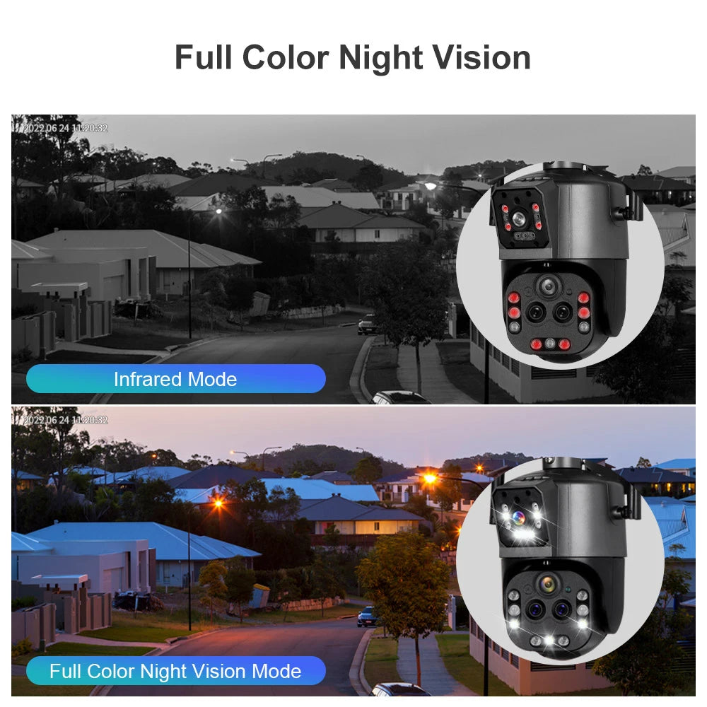 Wifi IP Camera, 16MP, 8K, 20X Zoom, Outdoor, Wireless Security Camera, PTZ Cam, Smart Home, CCTV, Surveillance Cameras