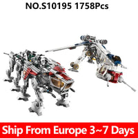 Building Blocks Set, 1758 Pieces, Star Wars Theme