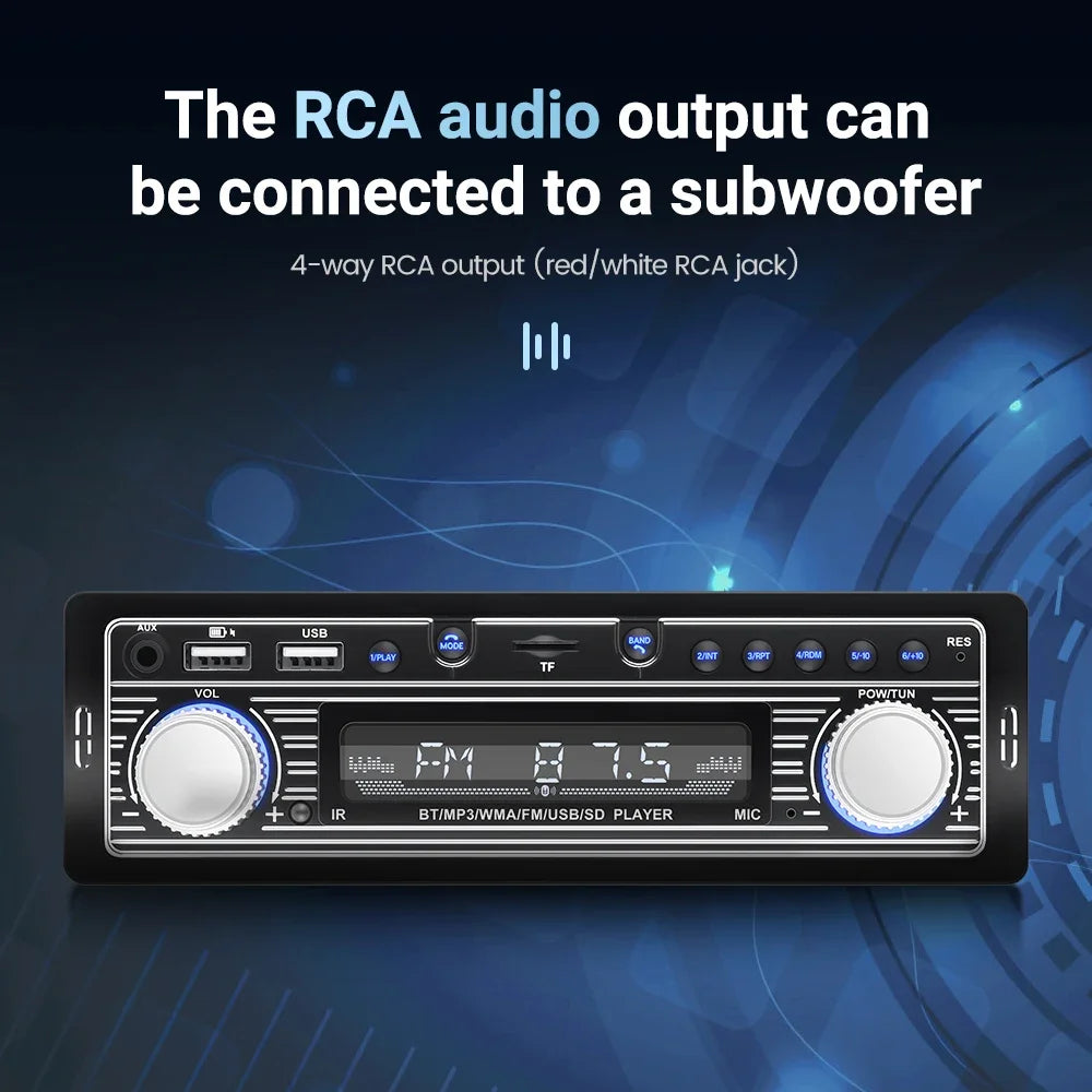 Car Radio, Bluetooth Connectivity, Built-in DSP