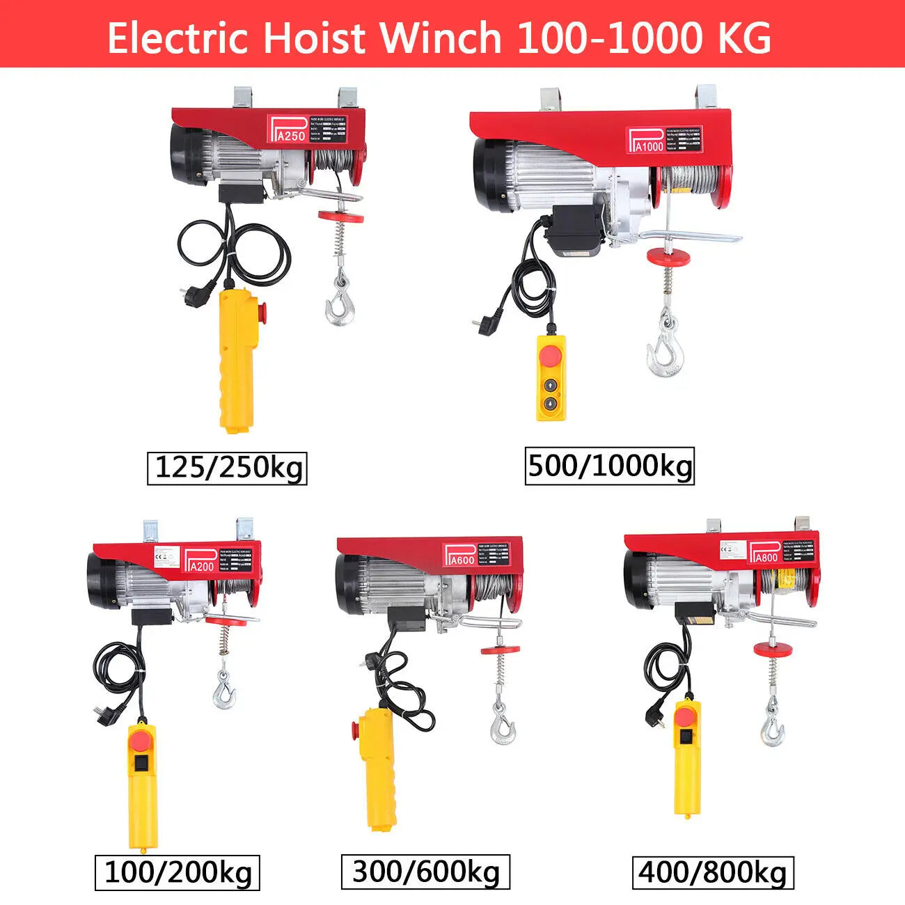 Elektrischer Seilzugkran, tragbarer Aufzug, Überkopf-Garage