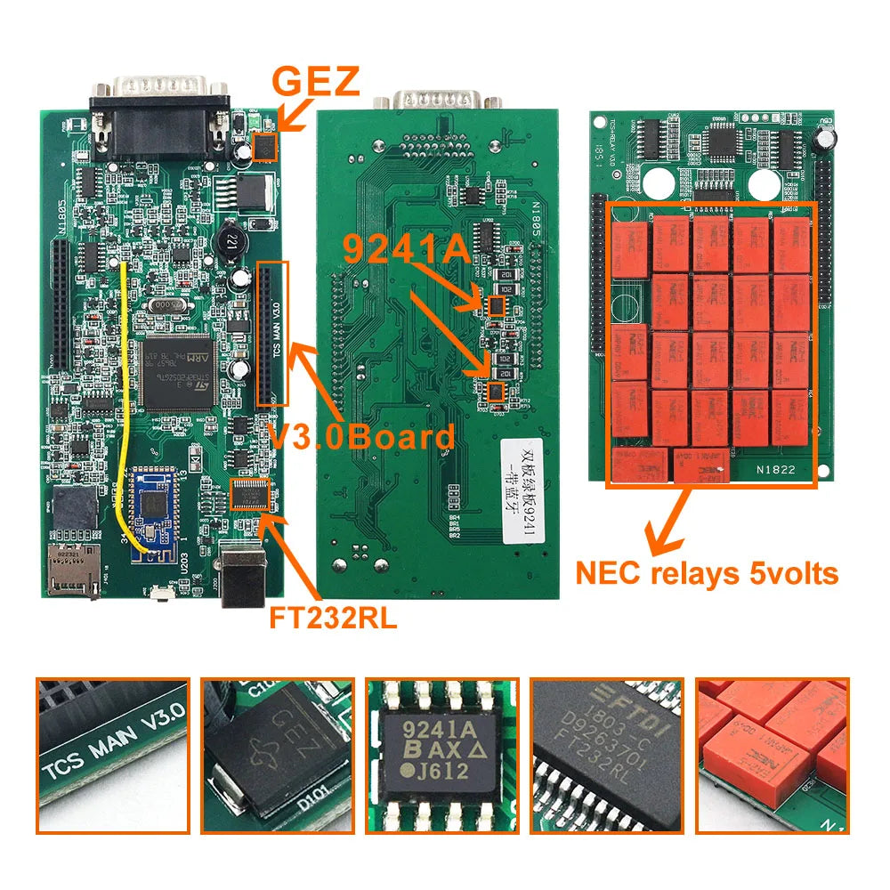 OBD2 Diagnostiskt Verktyg, TCS Multidiag Pro DS, Keygen