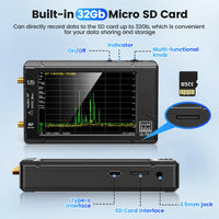 Analizorul de spectru portabil, cu acoperire de la 100KHz la 53GHz, cu card de 32GB inclus.