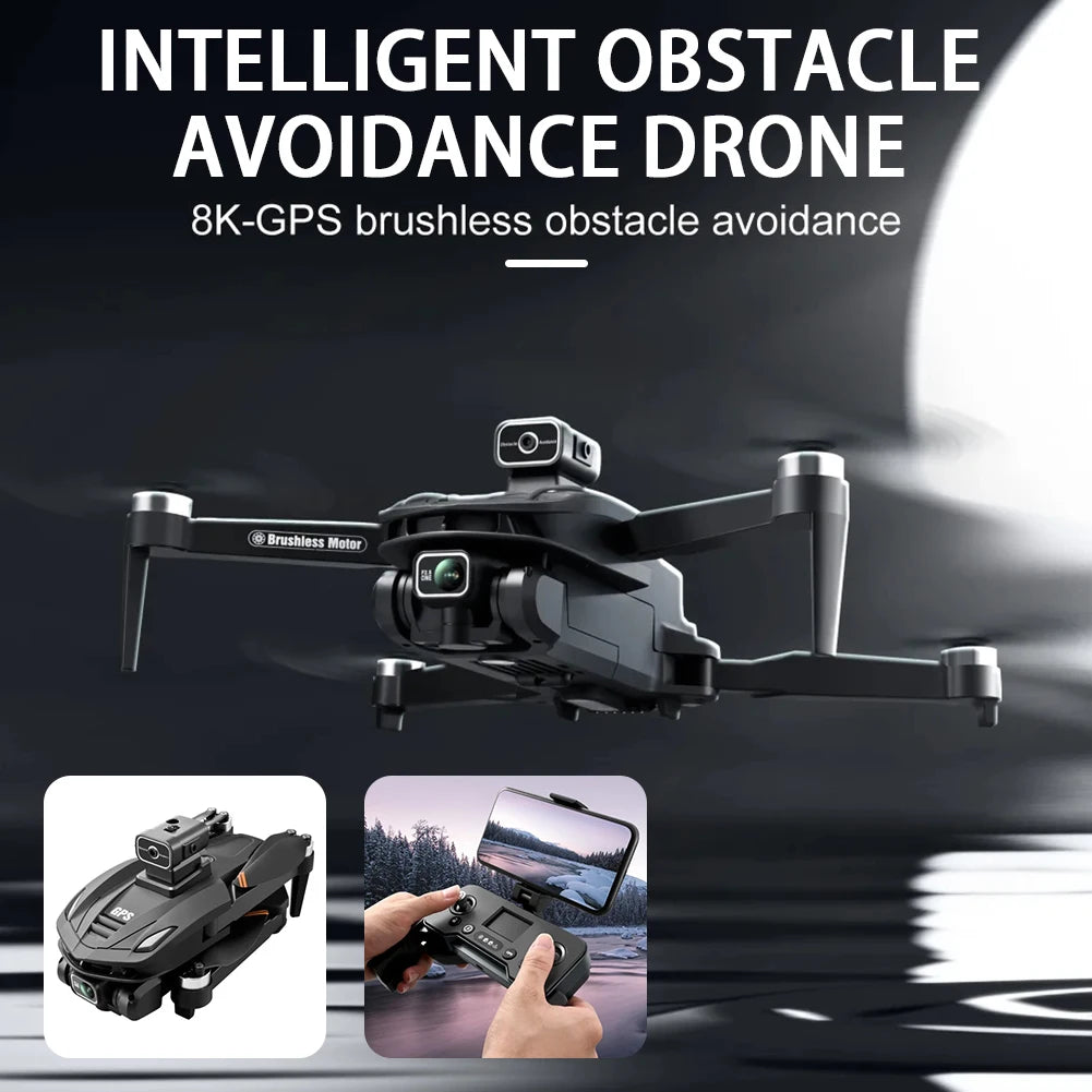 GPS Drone, 8K HD Aerial Photography, Omnidirectional Obstacle Avoidance