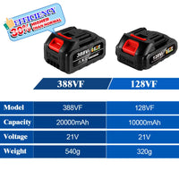 Oplaadbare Lithium Batterij, 20V, LED Indicator
