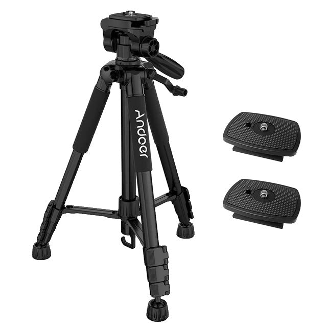 Camera Tripod, Lightweight and Portable, Compatible with Canon Nikon Sony