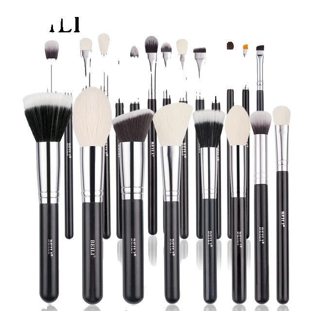 Make-up kwasten set, Professioneel, Natuurlijk geitenhaar