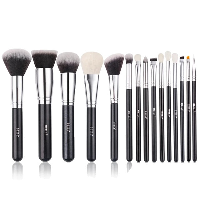 Make-up kwasten set, Professioneel, Natuurlijk geitenhaar