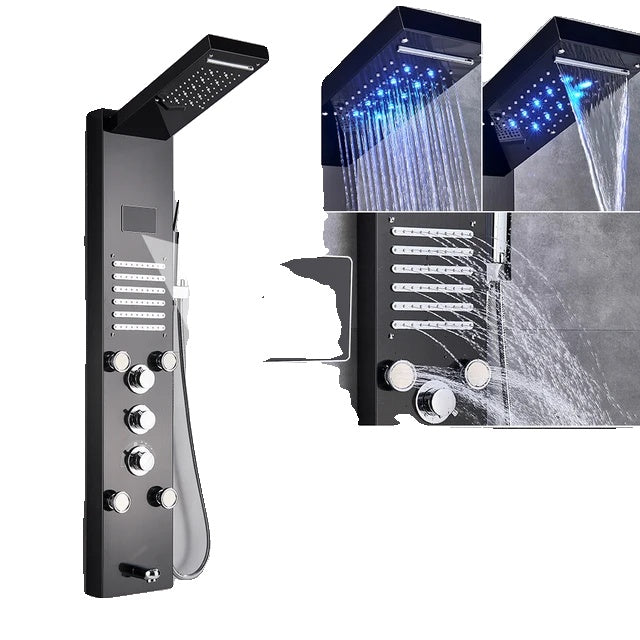 Brusepanel Tower, LED Brusesystem, SPA Massage