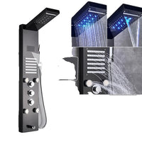 Duschpanel Tower, LED-duschsystem, SPA-massage