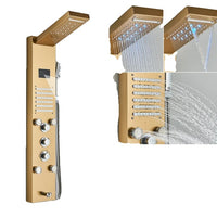 Brusepanel Tower, LED Brusesystem, SPA Massage