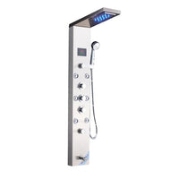 Shower Panel, LED Light, Massage Jet