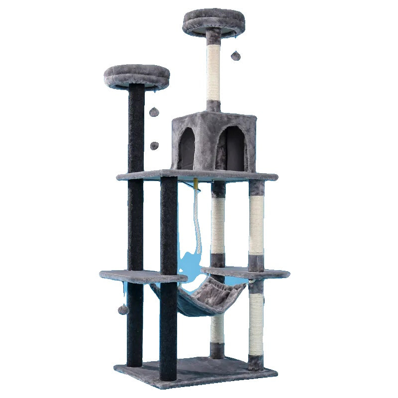 Cat Tree Scratcher Tower, Furniture Scratch Post, Cat Jumping Toy