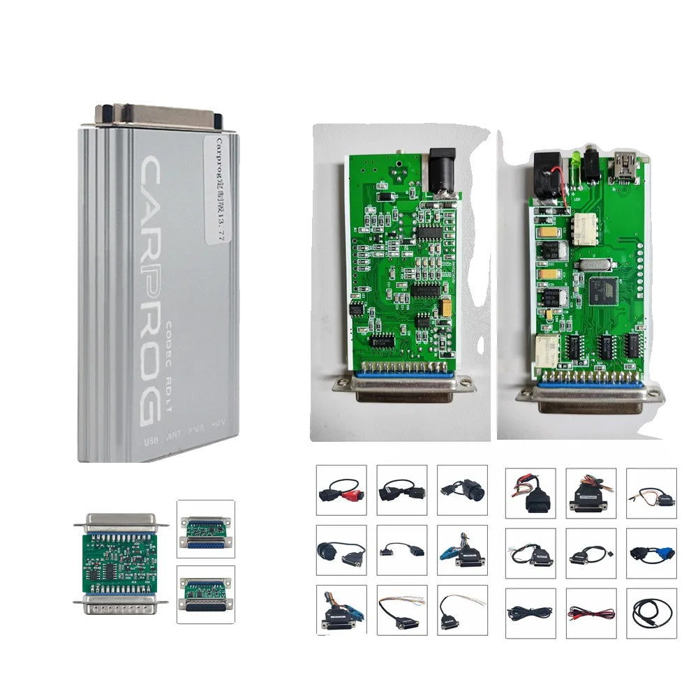 Carprog V1377 Online Programmer, Auto Nøgleprogrammer, Ecu Chip Omdrejningsreparationsværktøj