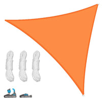 Shade Sail Sun Canopy, Waterproof, Triangular Design
