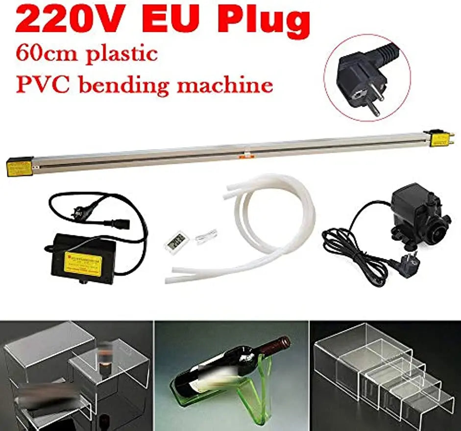 Acryl Plastic PVC Plaat Buigmachine, 600mm Breedte, 800W Verwarming