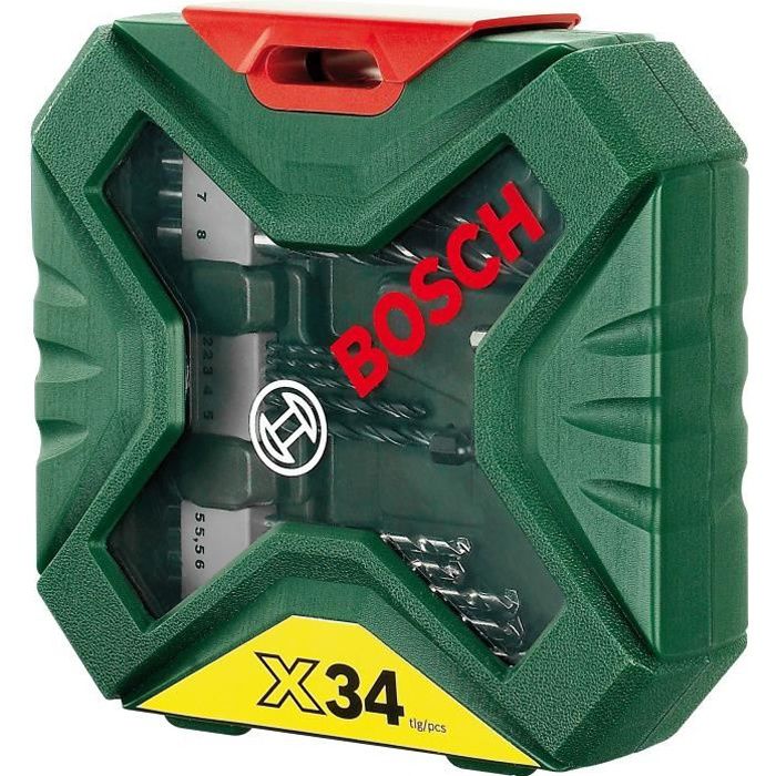 BOSCH Box X-Line 34 pieces drilling & screwing