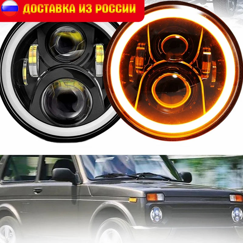 7 Inch LED Koplampen 4 inch LED Mistlampen voor Wrangler 97-2017 JK TJ LJ 7 Inch LED Koplampen 4 inch LED Mistlampen voor Wrangler 97-2017 JK TJ LJ