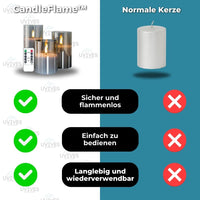 2+1 GRATIS | CandleFlame™ - Flammenlose Led Kerze mit Fernbedienung [Letzter Tag Rabatt] 2
