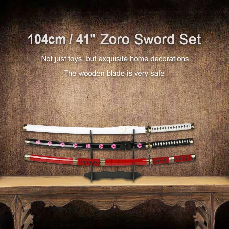 Roronoa Zoro Swords, Handmade, Japanese Anime