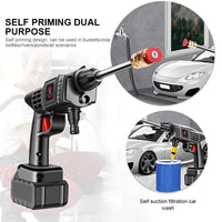 Car Wash Gun, High Pressure Cleaner, 30000mAh