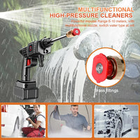 Car Wash Gun, High Pressure Cleaner, 30000mAh