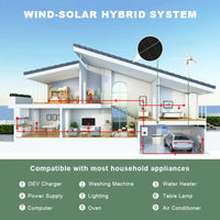 Windturbinegenerator, 3000W Leistung, MPPT Off-Grid-System