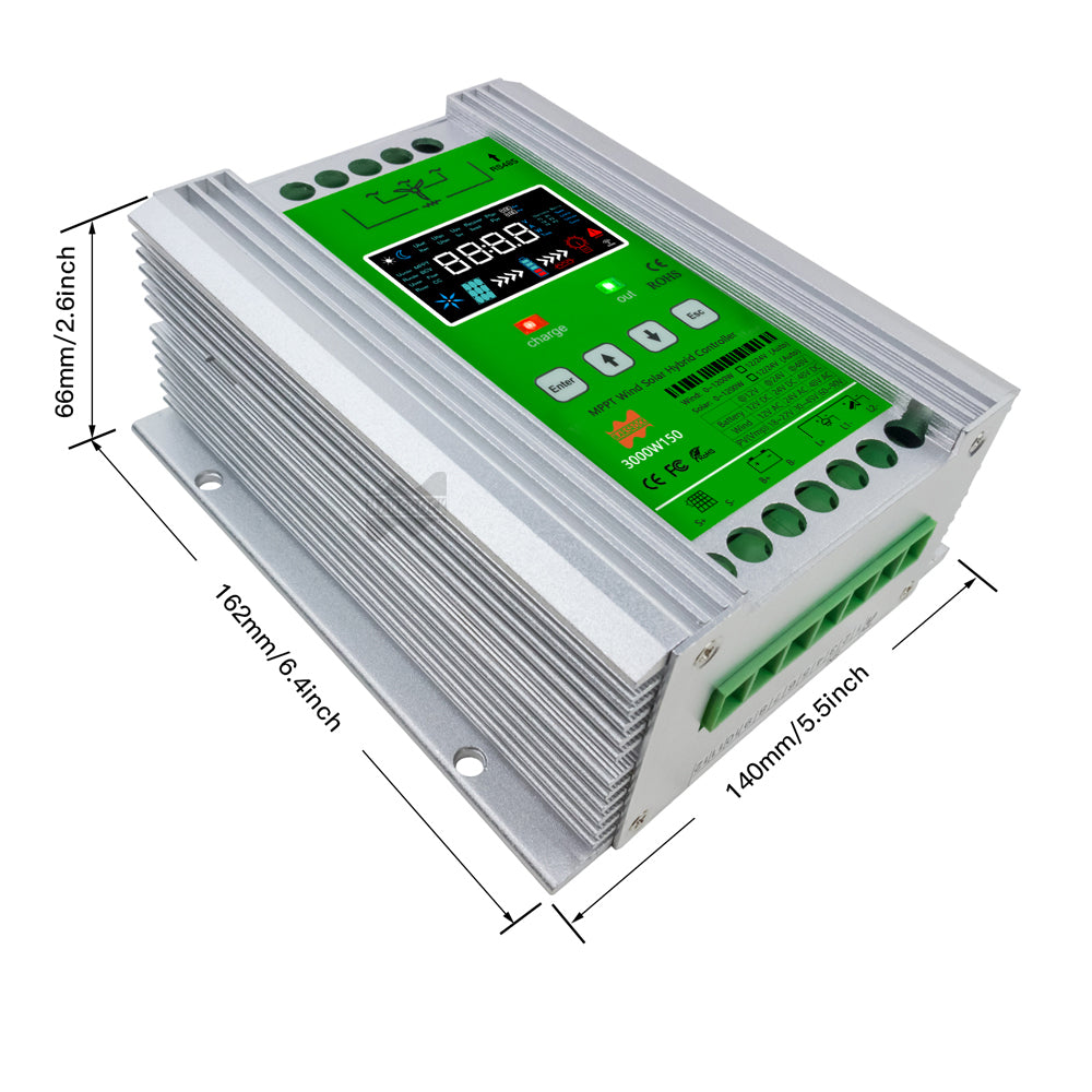 Hybrid Wind Solar Laderegler, MPPT Platine, Wifi Monitor