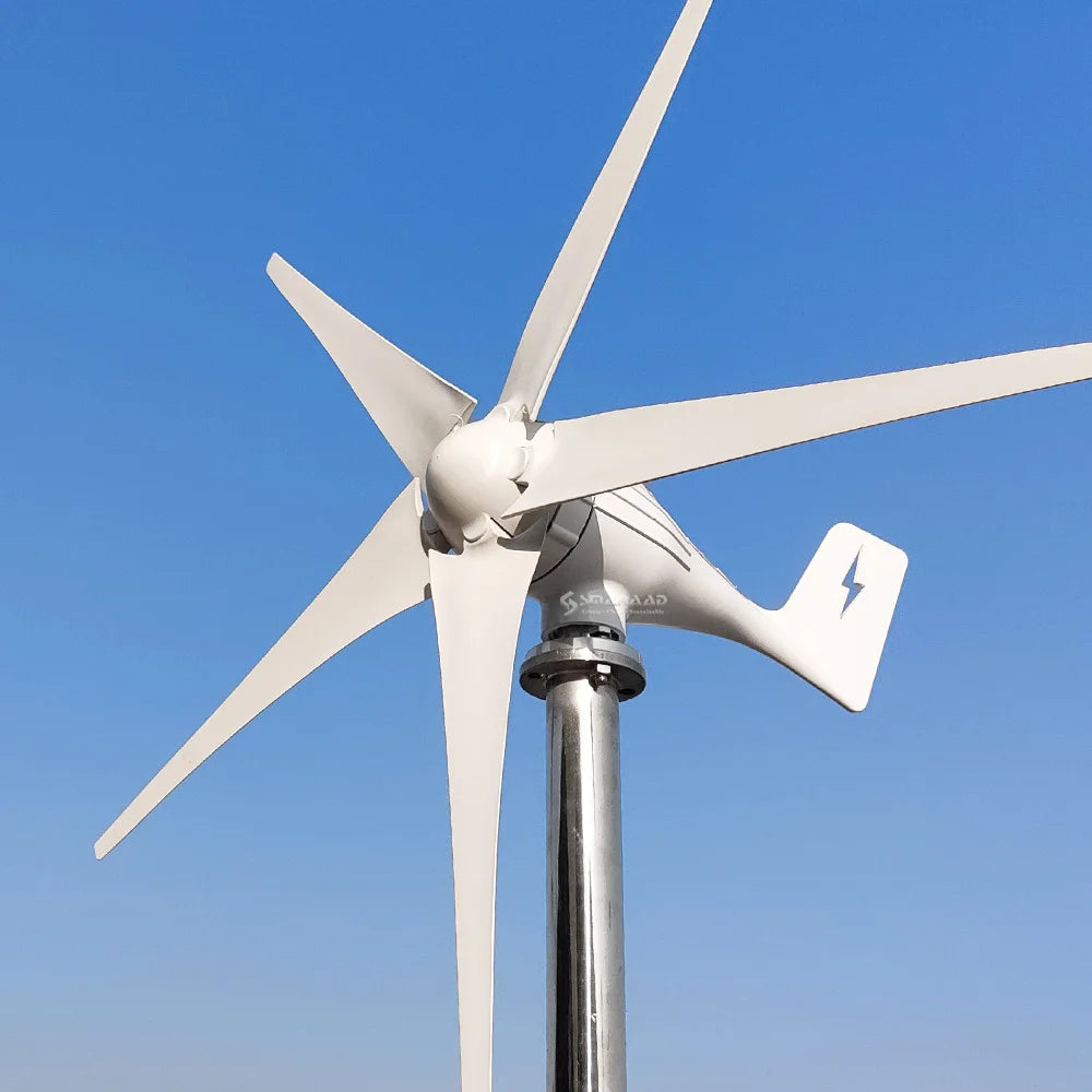 Windturbinegenerator, 3000W vermogensopbrengst, gratis MPPT-regelaar