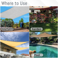 Sun Shade Sails, Waterproof, UV Block