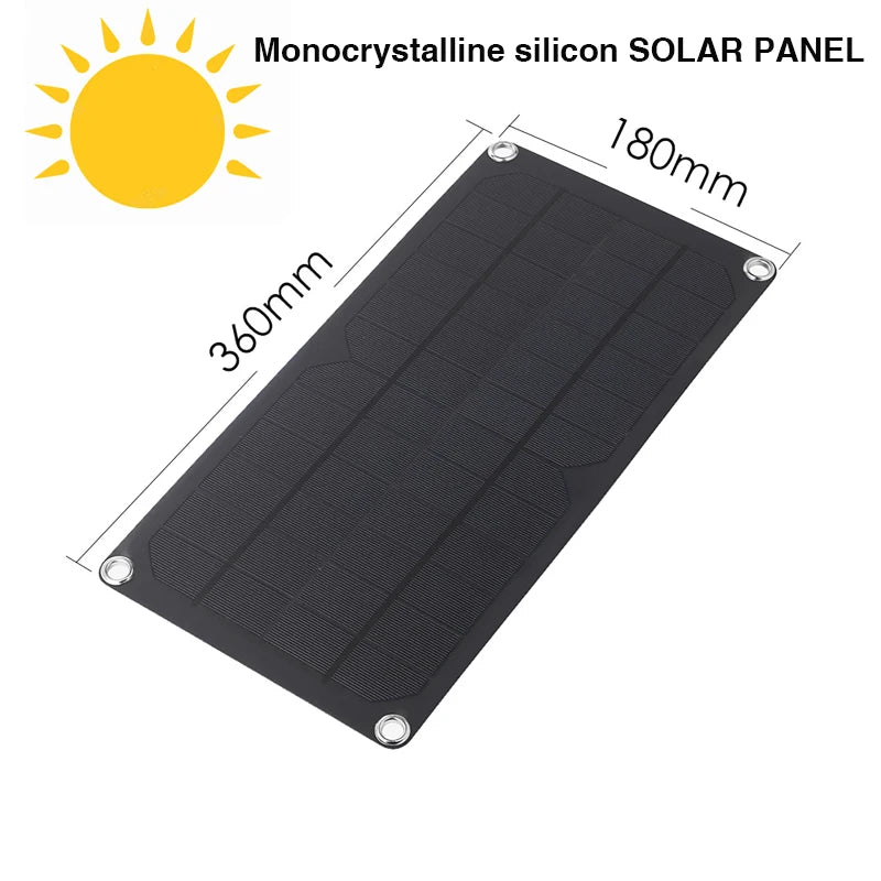 Ventilator cu panou solar, putere de 30W, rezistent la apă.