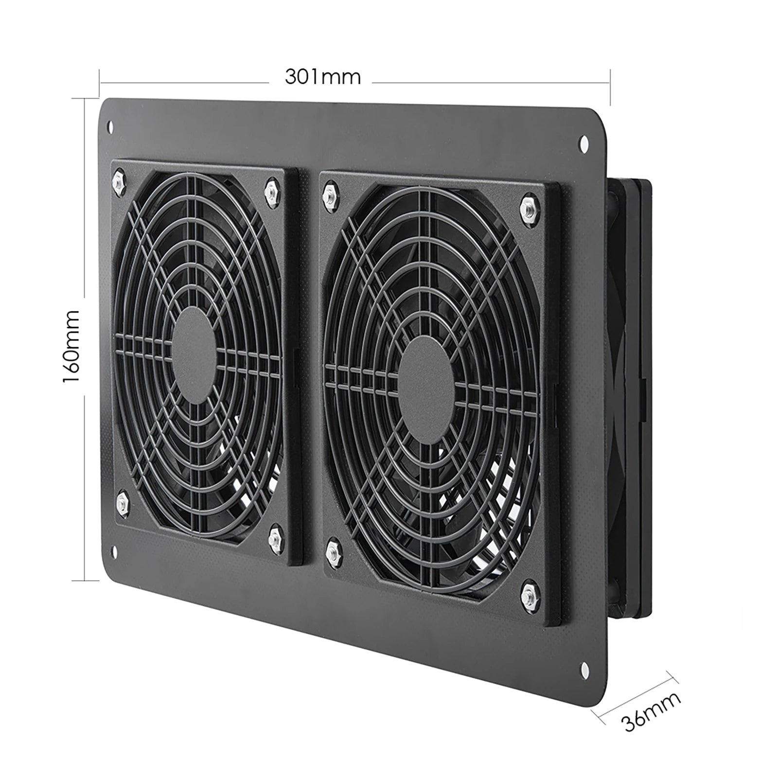 Solarpanel-Abluftventilator, 30W Leistung, wasserdicht