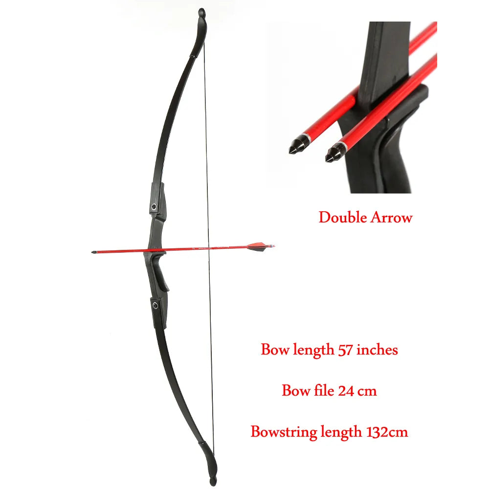 Set de Arc și Săgeți Recurve, Mână Dreaptă și Stângă, Jocuri de Tragere și Vânătoare