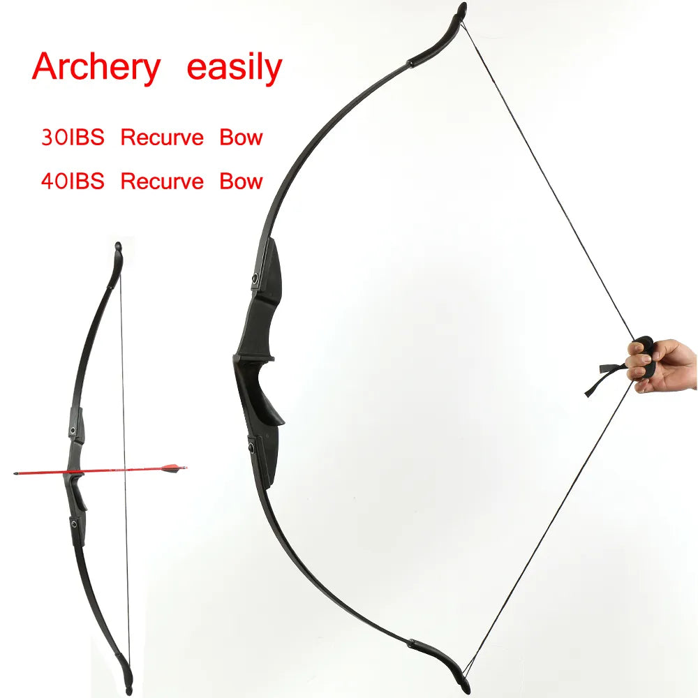 Recurve Boog en Pijlen Set, Rechterhand & Linkerhand, Schiet- en Jachtspellen