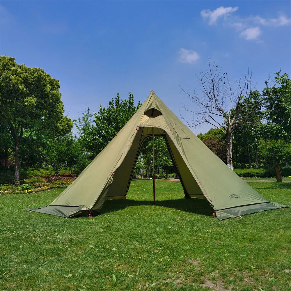 Camping Teepee Zelt, wasserdicht, Ofenöffnung