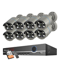 POE Security Camera System, 8CH, 4MP