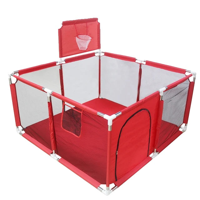 Copii Playpen, Culoare Solidă, Bariere de Siguranță